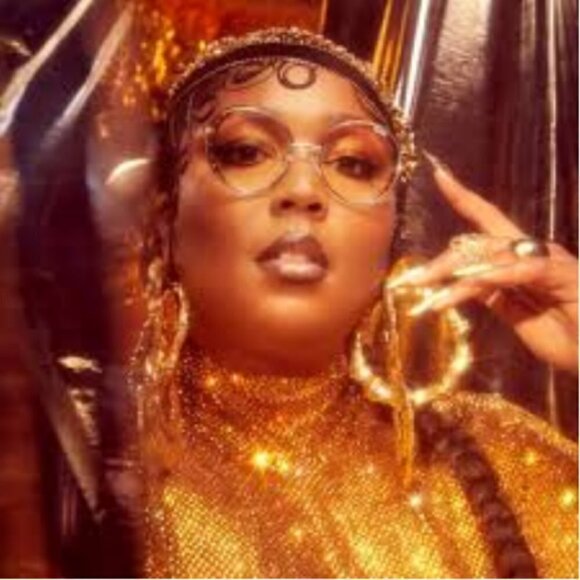 💕QUAY💕 Seeing Stars Sunglasses Gold/Clear Blue Light NWT Gradient Round UV - Picture 5 of 9